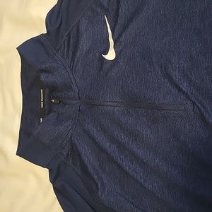 Nike Running Men's 1/4 Zip Midnight Blue